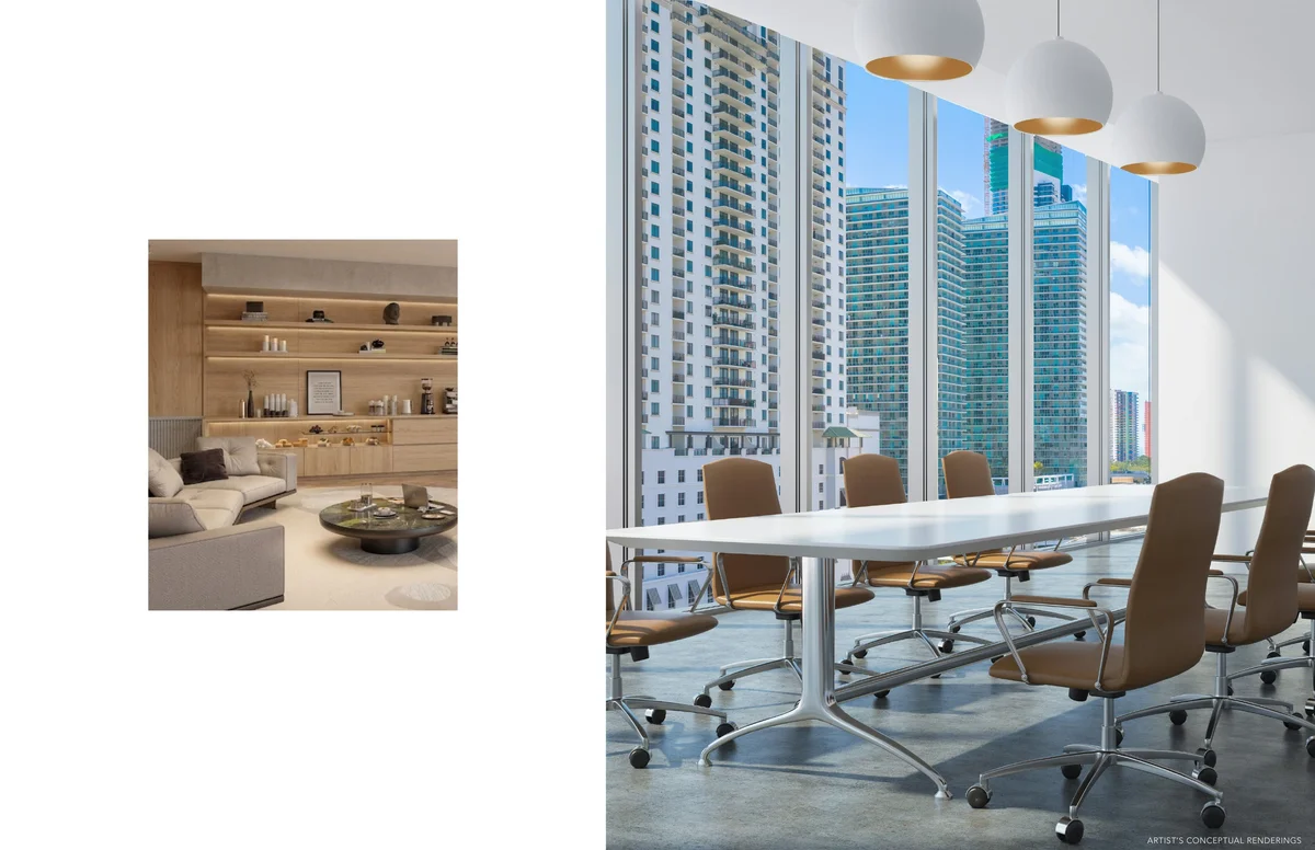 Cafe & juice bar with conference rooms
